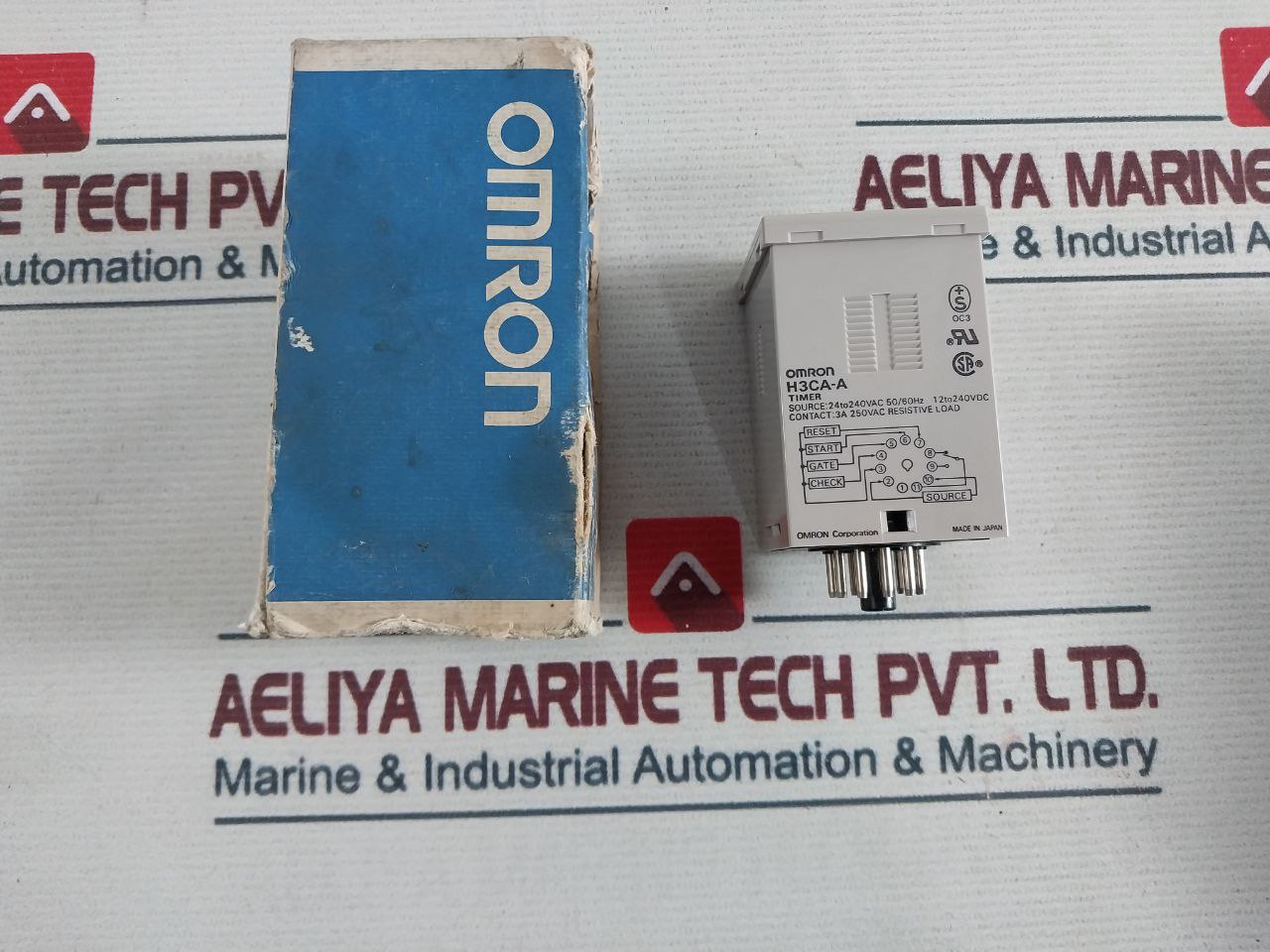 Omron H3Ca-a Time Delay Relay 99.9S To 9990H 12 To 240V Dc 