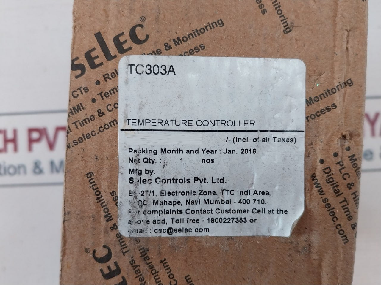 Selec Tc303 Temperature Controller 10A