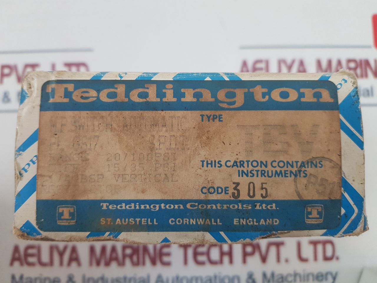 Teddington Tbv Pressure Switch