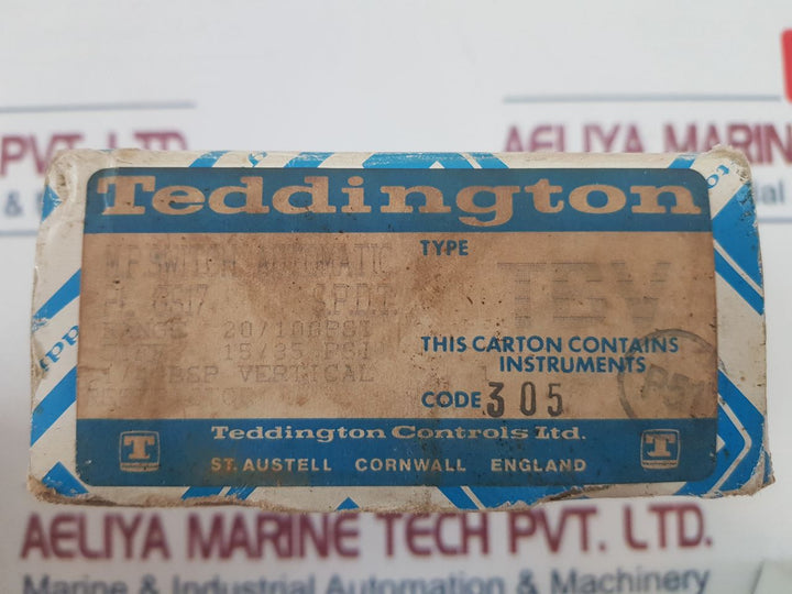 Teddington Tbv Pressure Switch