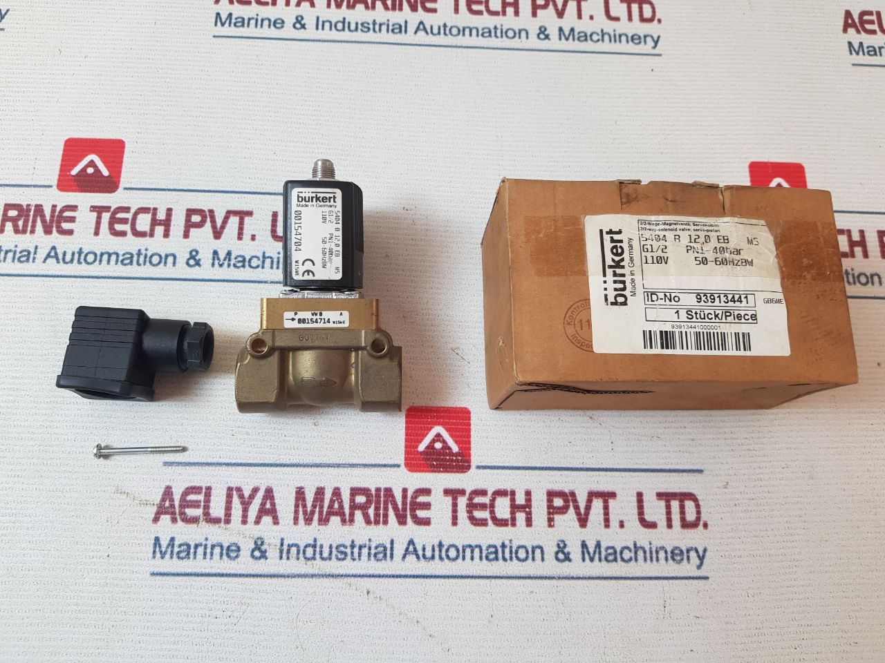Burkert 5404 B 12.0 Eb Ms Solenoid Valve 00154704