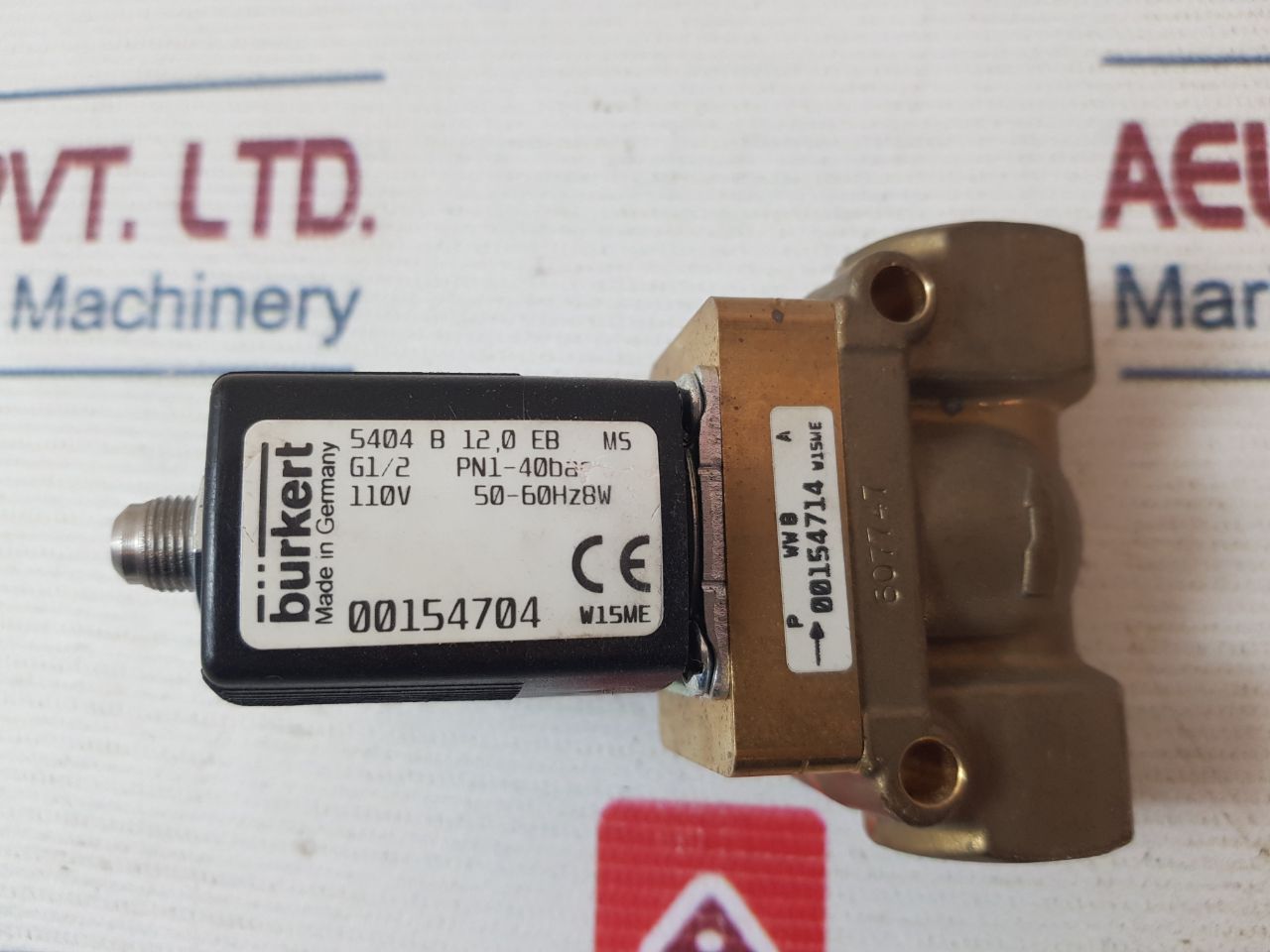 Burkert 5404 B 12.0 Eb Ms Solenoid Valve 00154704