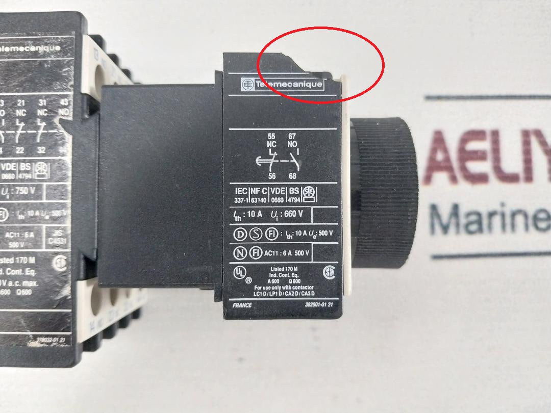 Telemecanique La2 Dt2 Time Delay Block 750 V