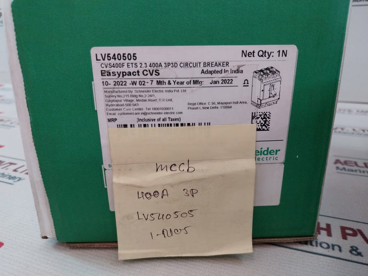Schneider Electric Cvs400F Circuit Breaker