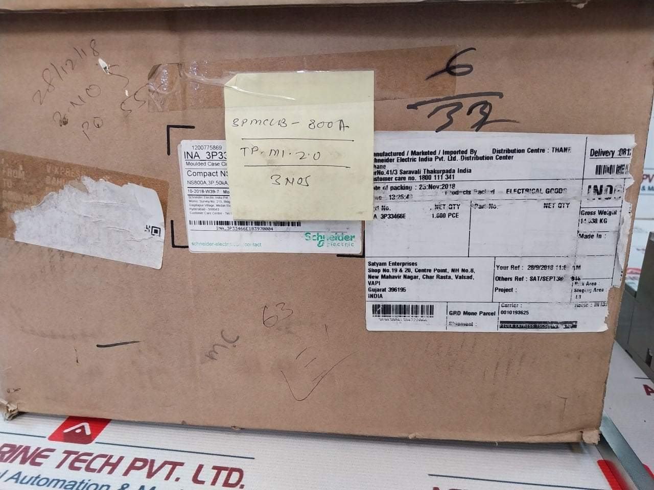 Schneider Electric Ns800 N Moulded Case Circuit Breaker