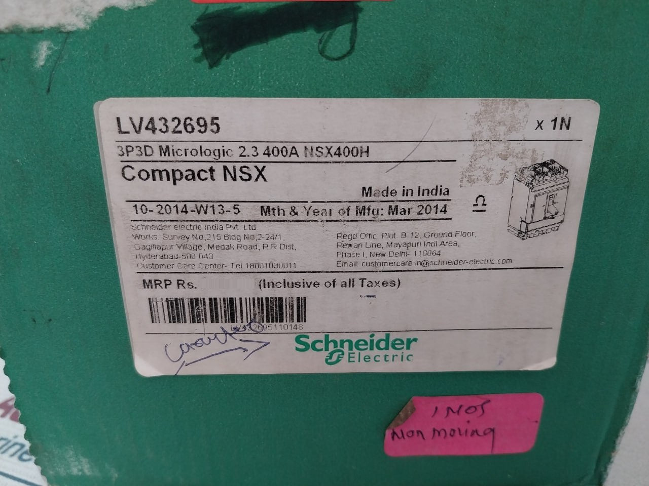 Schneider Electric Lv432695 Circuit Breaker