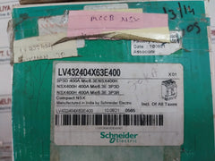 Schneider Electric Nsx400H Circuit Breaker