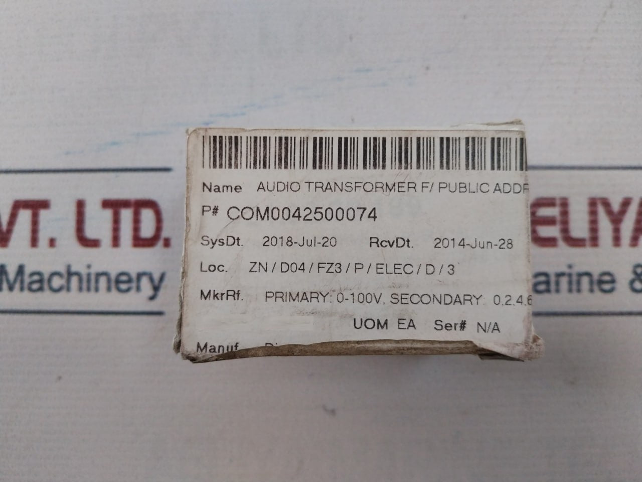 Fonestar Cv-1716 Line Transformer