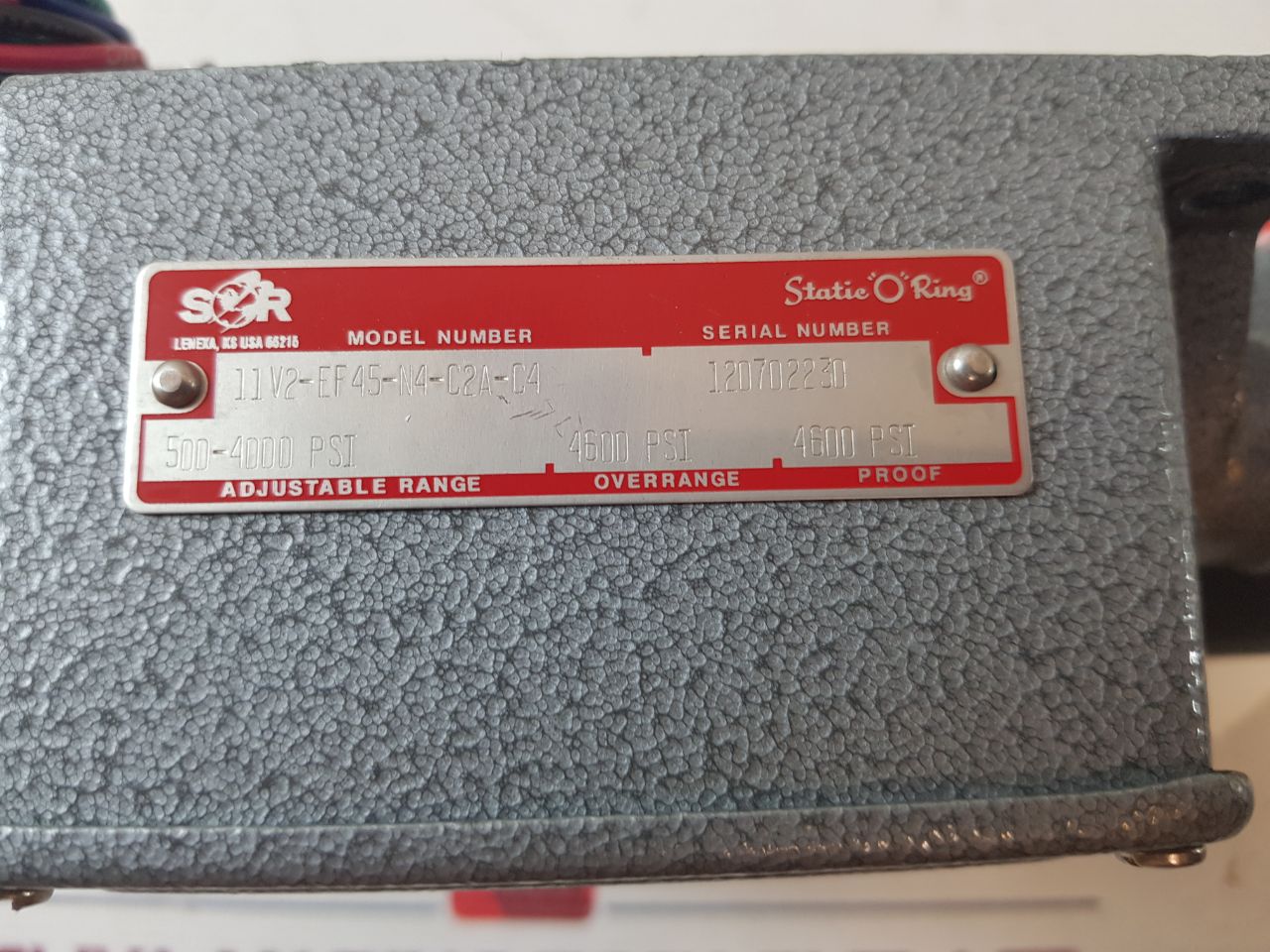 Sor 11V2-ef45-n4-c2A-c4 Pressure Switch 5A