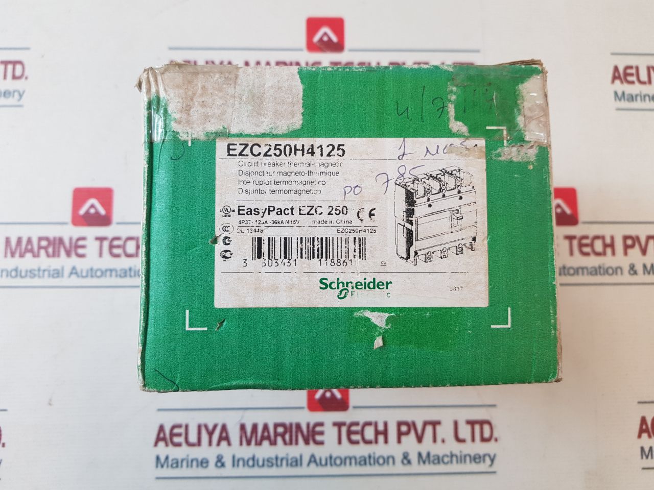 Schneider Electric Ezc 250H Circuit Breaker Thermal-magnetic