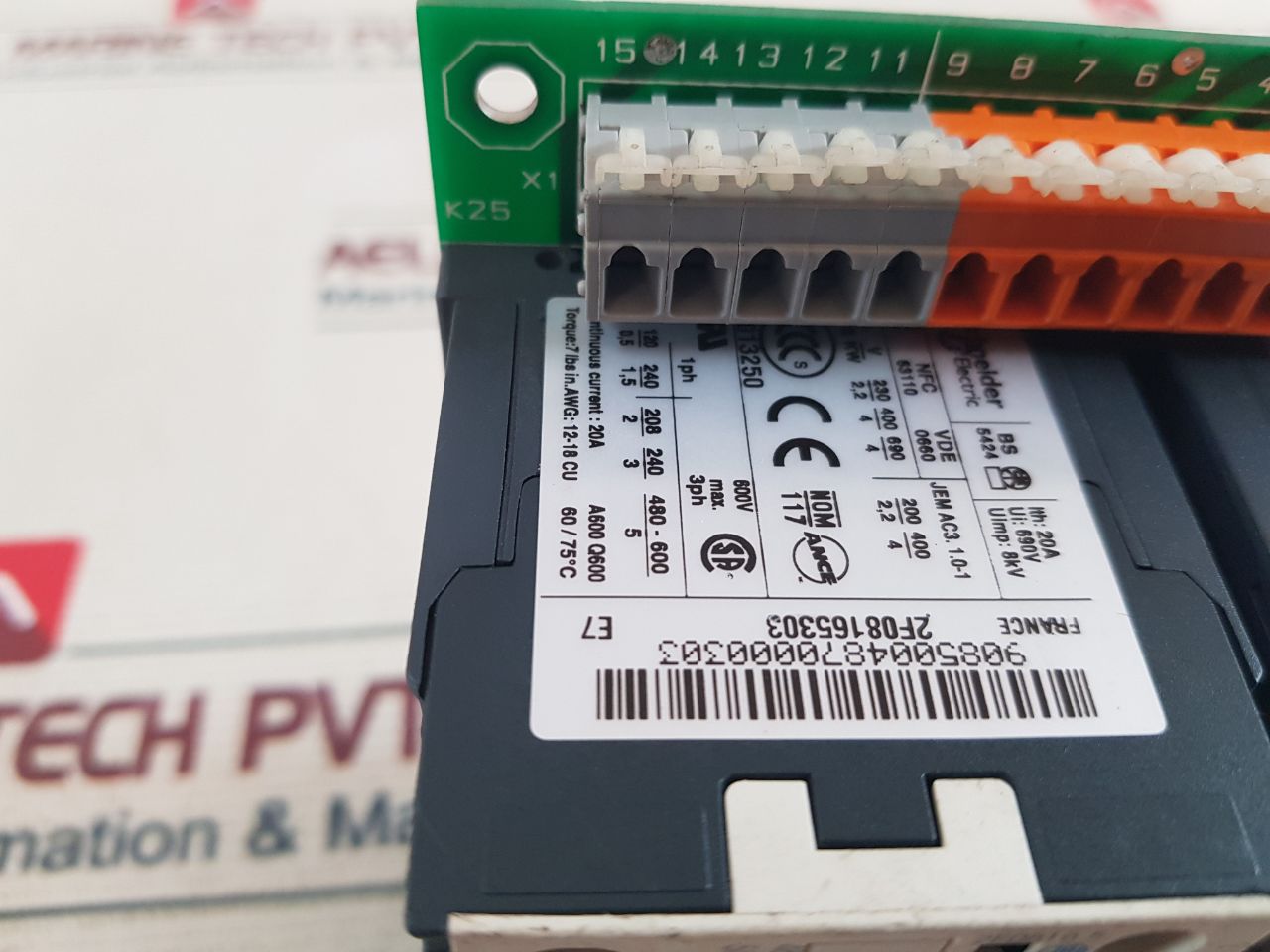 Telemecanique El05-966-2 Control Board 20A