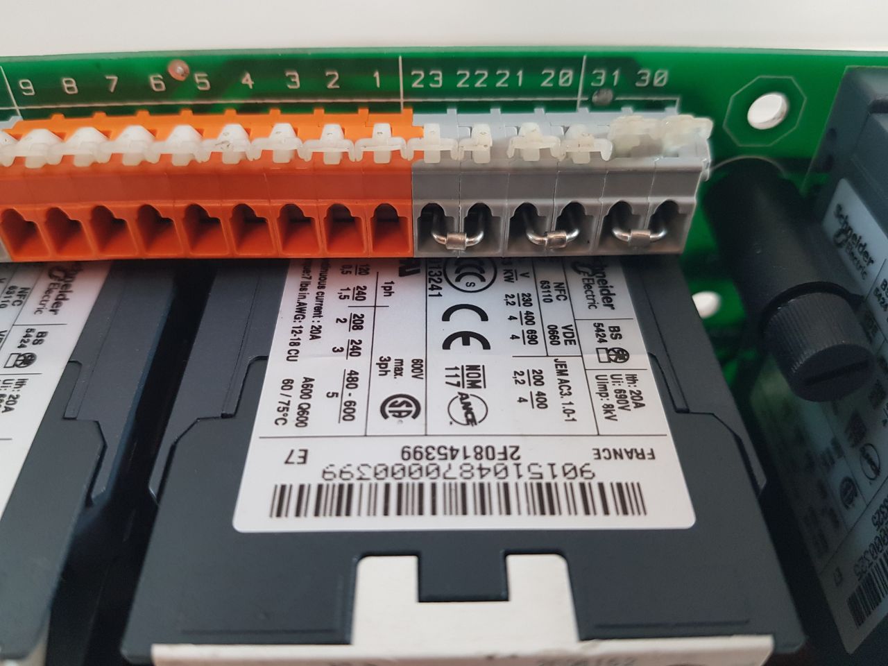 Telemecanique El05-966-2 Control Board 20A