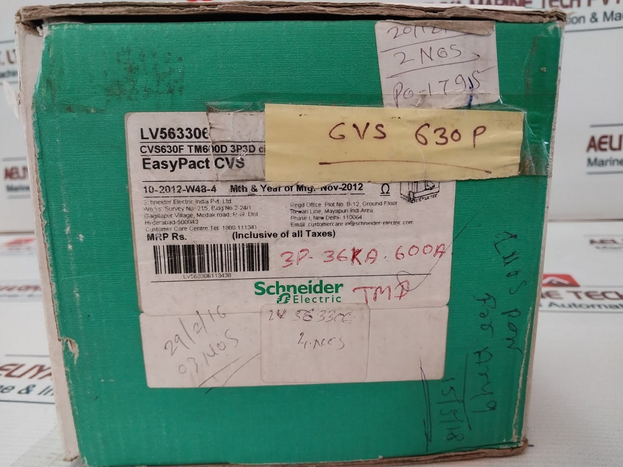 Schneider Electric Lv563306 Circuit Breaker/Switch-disconnector 600A/40°C