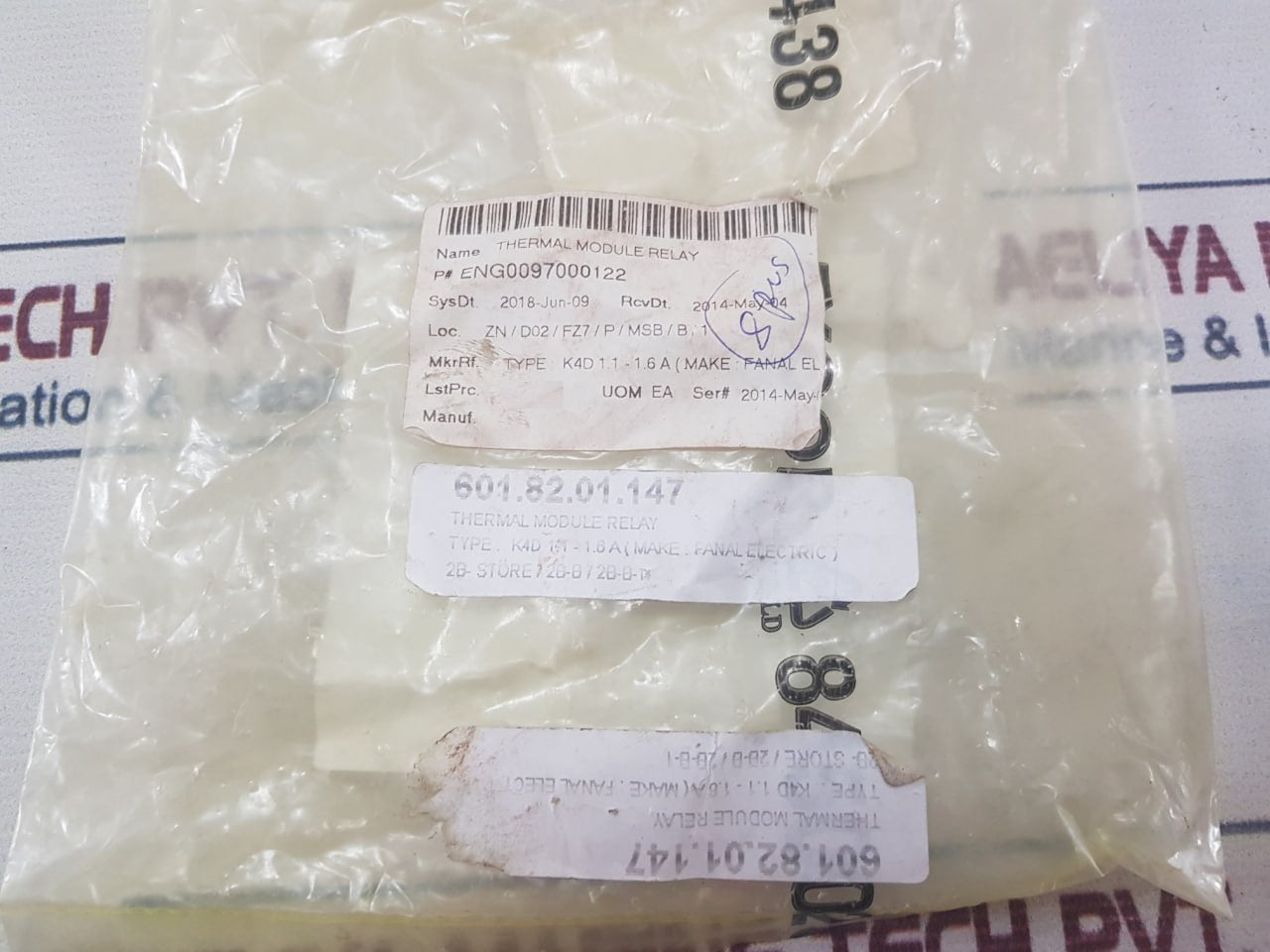 Iskra Br6-1.9 Thermal Module/Overload Relay