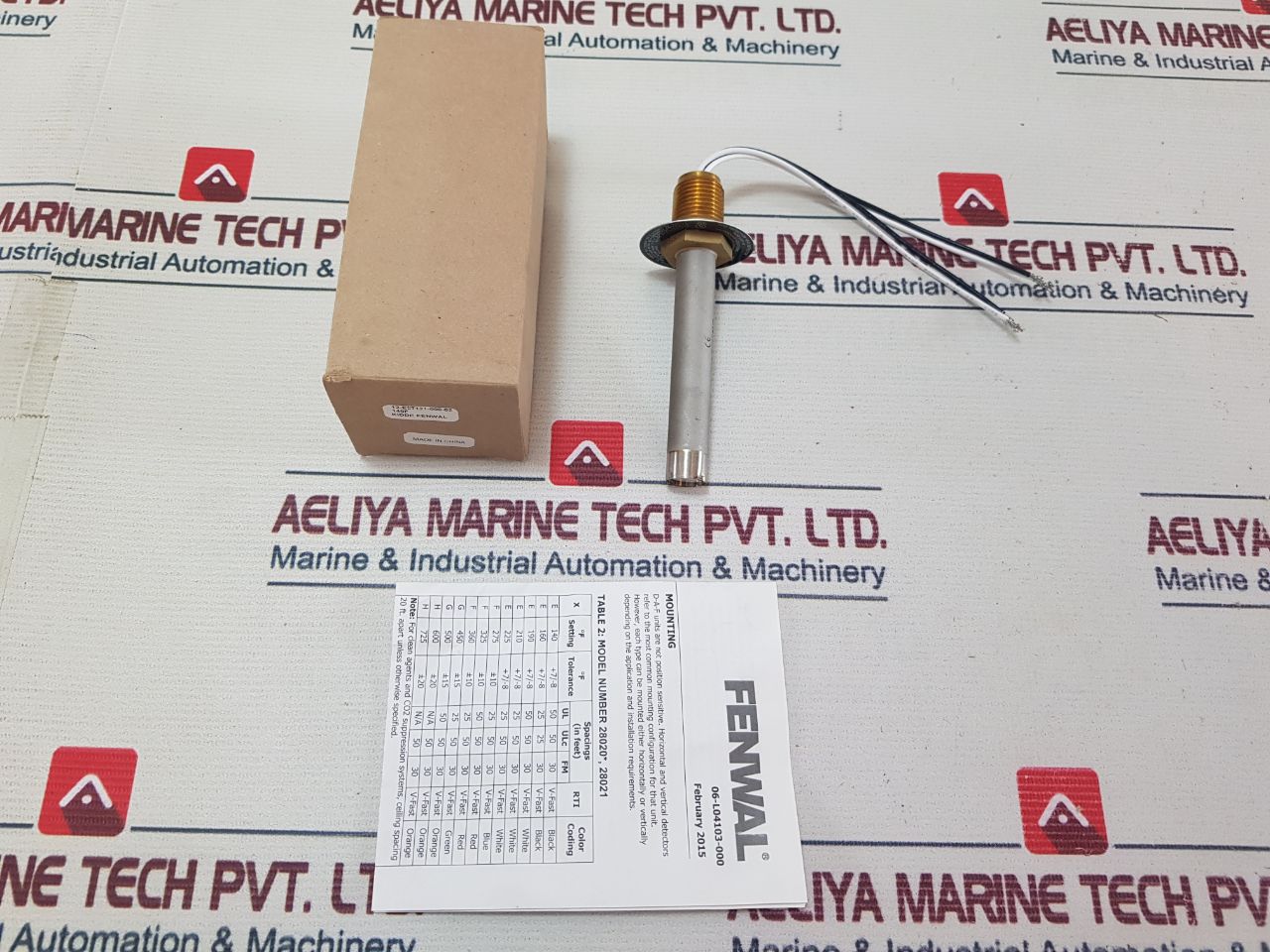 Kidde-fenwal 27121-0 Fire Heat Detector Series 27100 Type 3