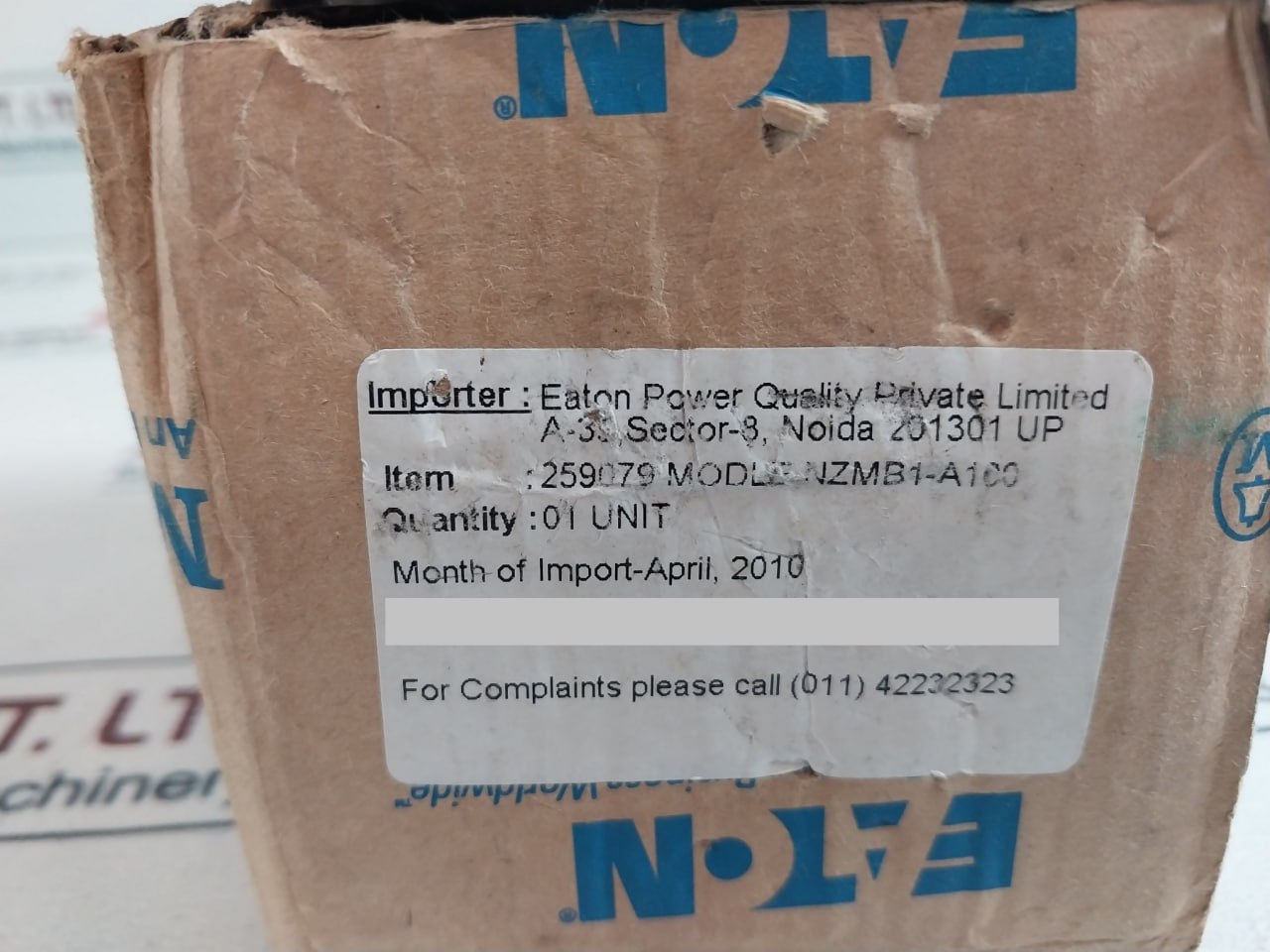 Moeller Nzm B1-a100 Circuit Breaker