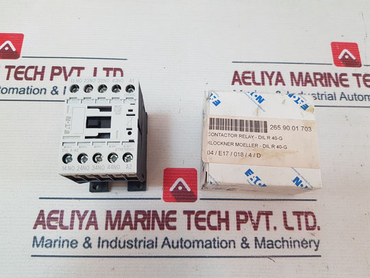 Eaton Dil A-40 Contactor Relay 220Vdc