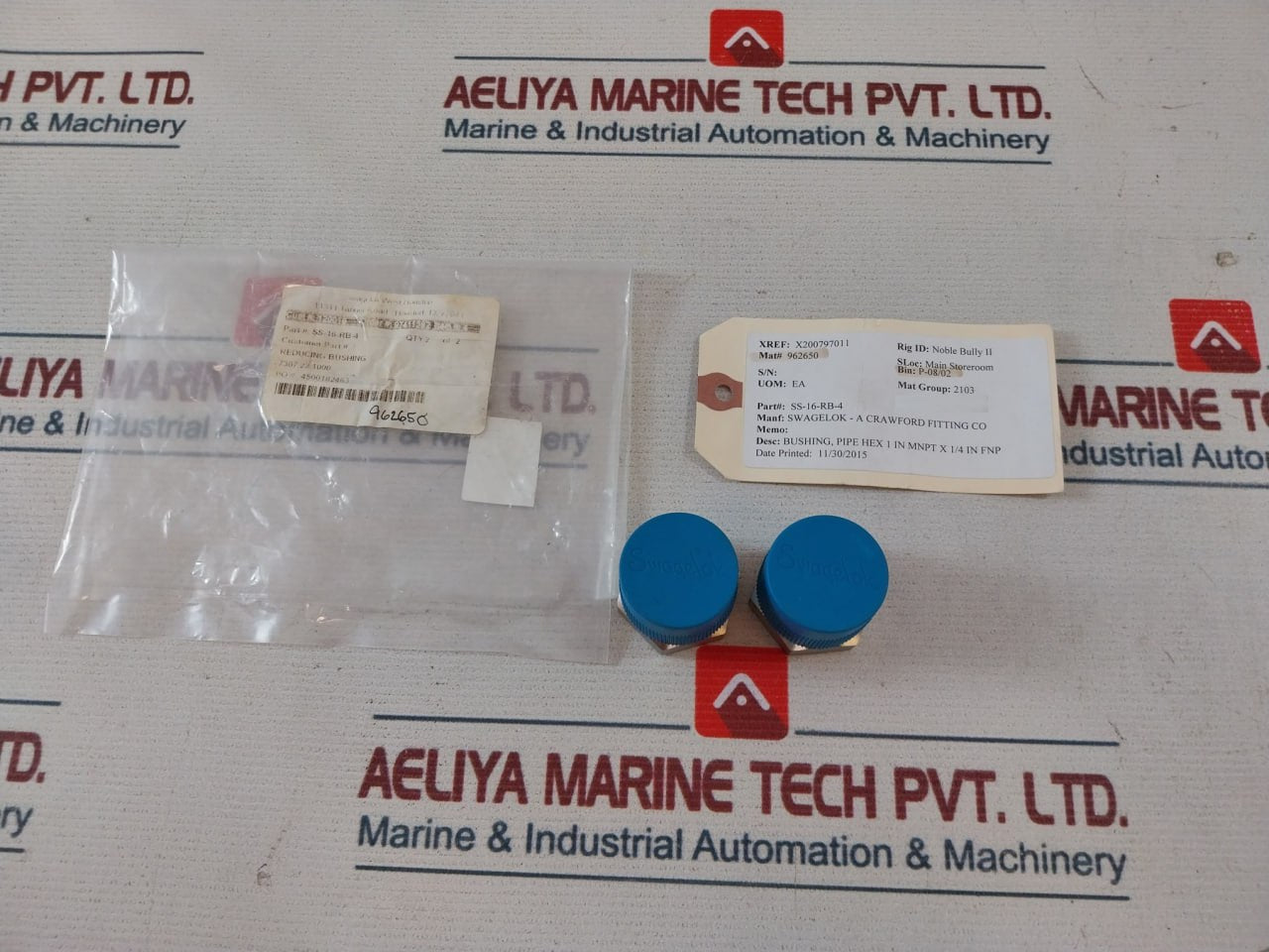 Swagelok Ss-16-rb-4 Reducing Bushing Pipe Hex 1 In Mnpt X 14 In Fnp