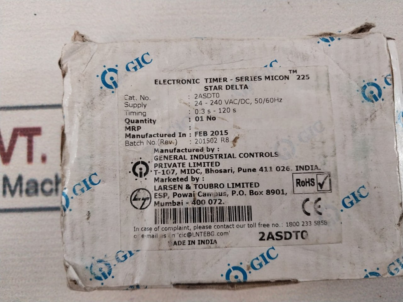 Gic 2Asdt0 Star-delta Timer