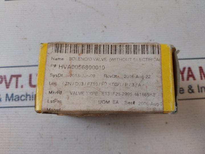 Lucifer E131F26 Solenoid Valve