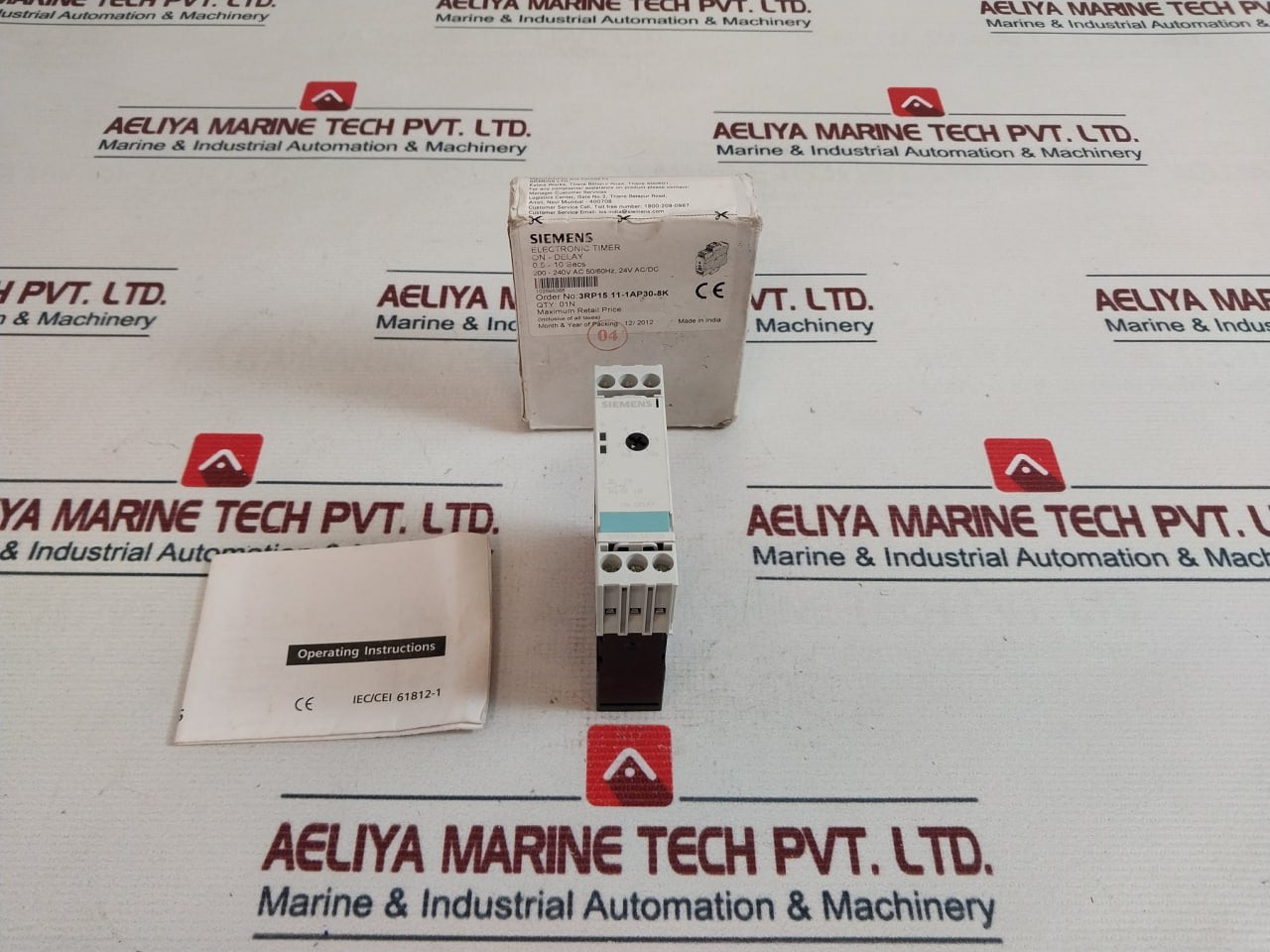 Siemens 3Rp1511-1Ap30 Timing Relay 24V Ac/Dc