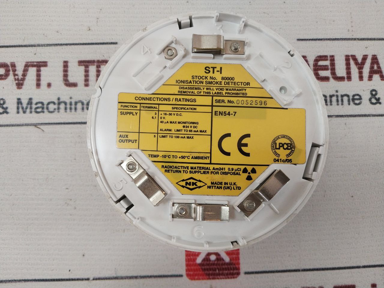 Nittan St-i Ionisation Smoke Detector