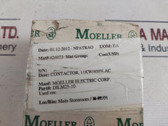 Moeller Dil M 25-10 Contactor 60Hz