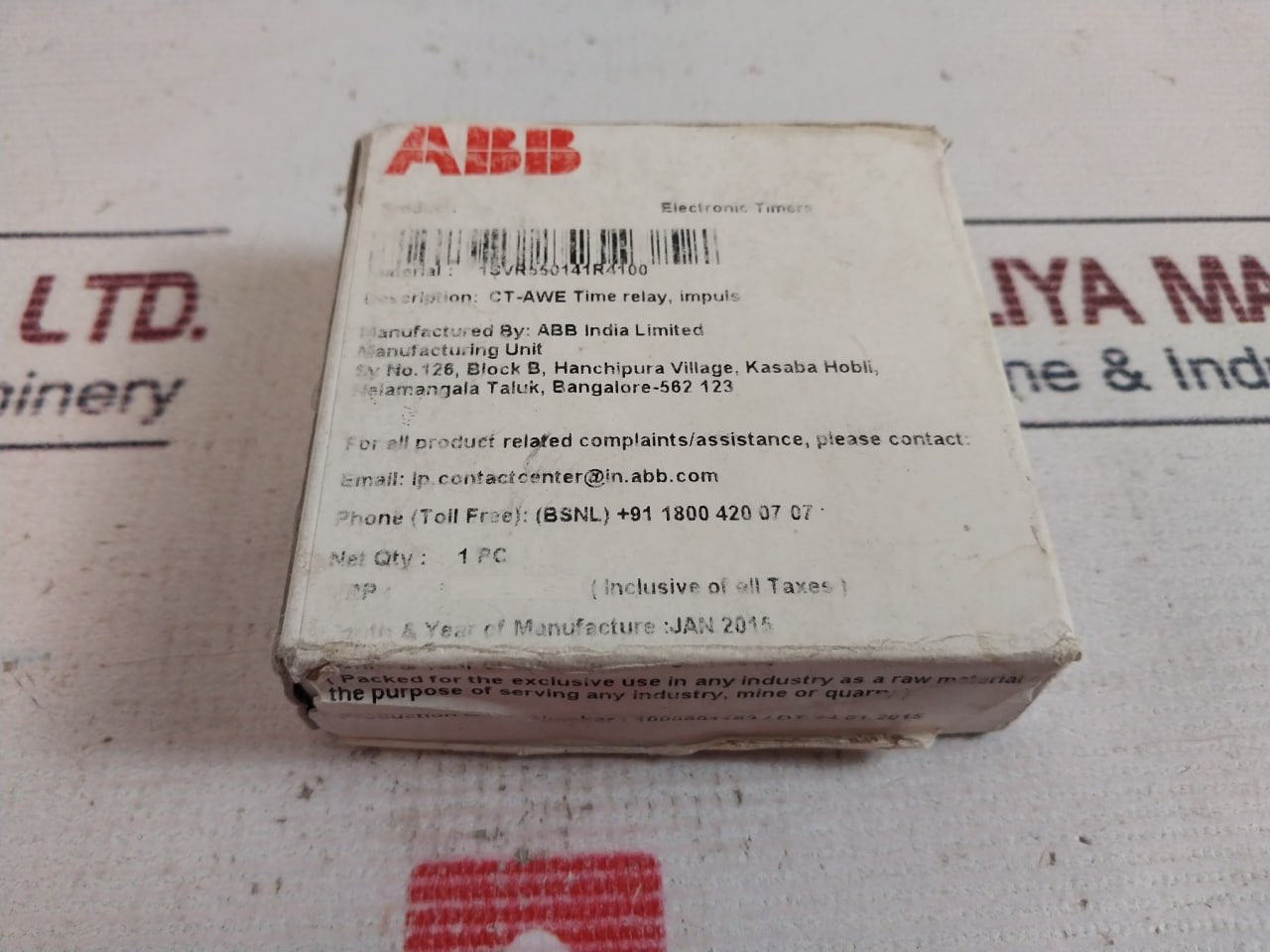 Abb Ct-awe Time Relay