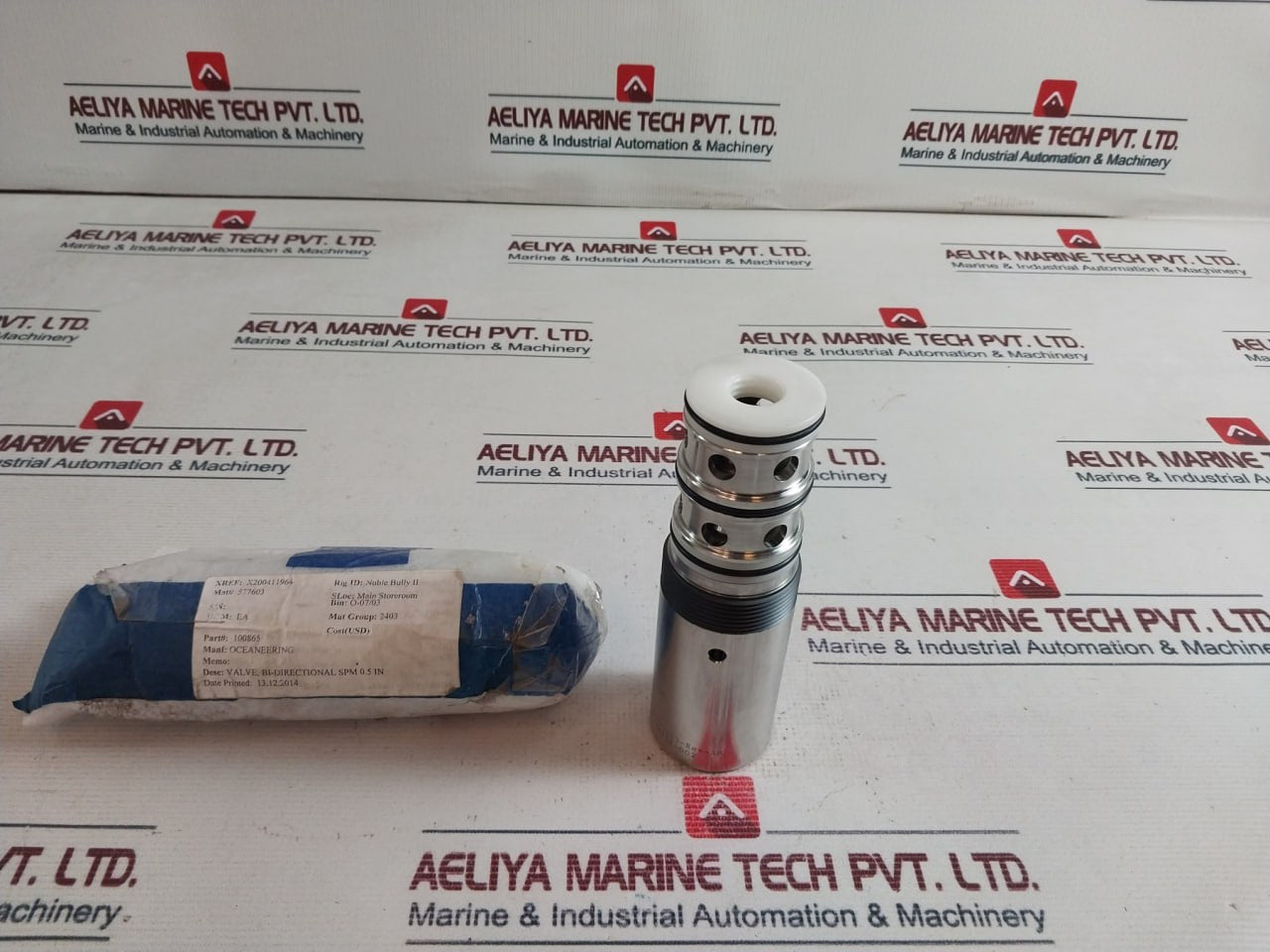 Oceaneering 100865 Assy Cartridge Valve