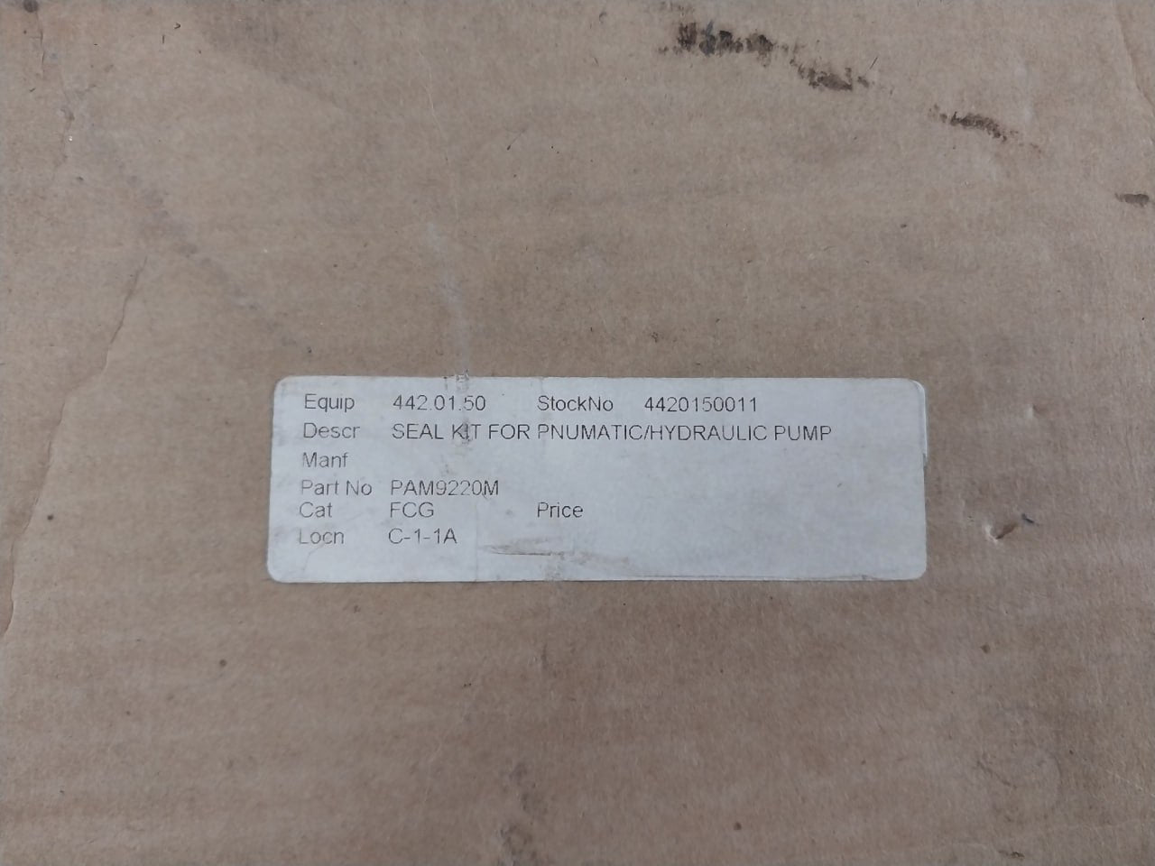 Enerpac Pe304050K Repair Kit