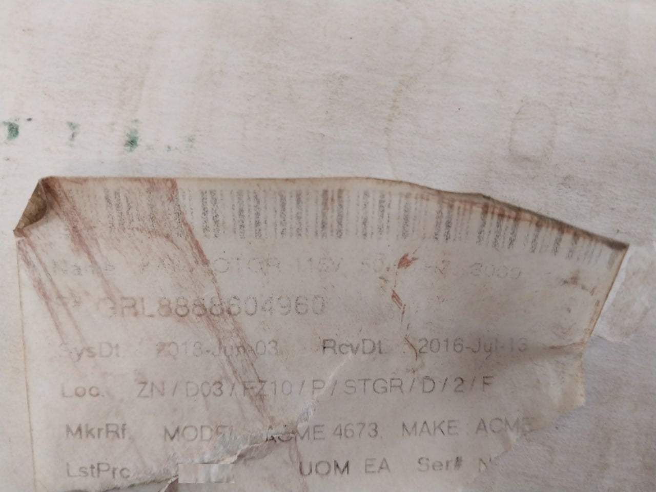 Acme Miami Reversible Motor Kit 4673