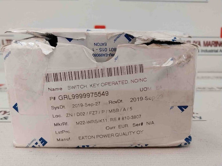 Eaton M22-k01 Key Operated Switch