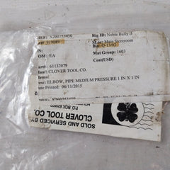 Autoclave Engineers Clx16 High Pressure Elbow