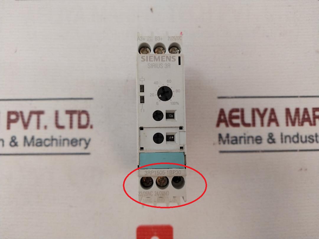 Siemens 3Rp1505-1Bp30 Timing Relay 24V Ac/Dc