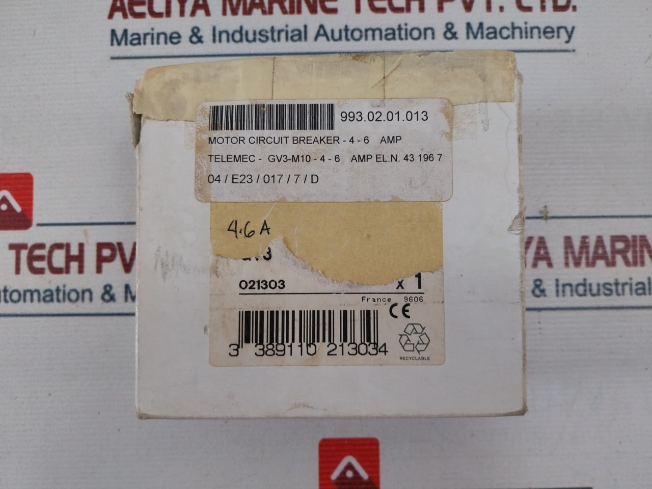 Telemecanique Gv3-m10 Motor Protection Circuit Breaker 690V