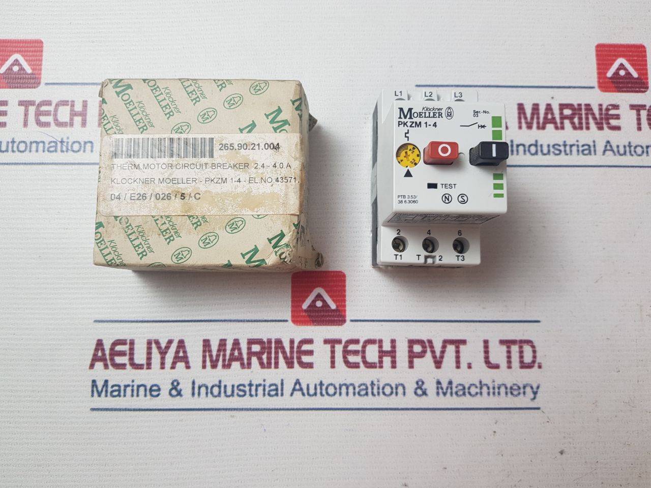 Klockner Moeller Pkzm 1-4 Motor-protective Switch
