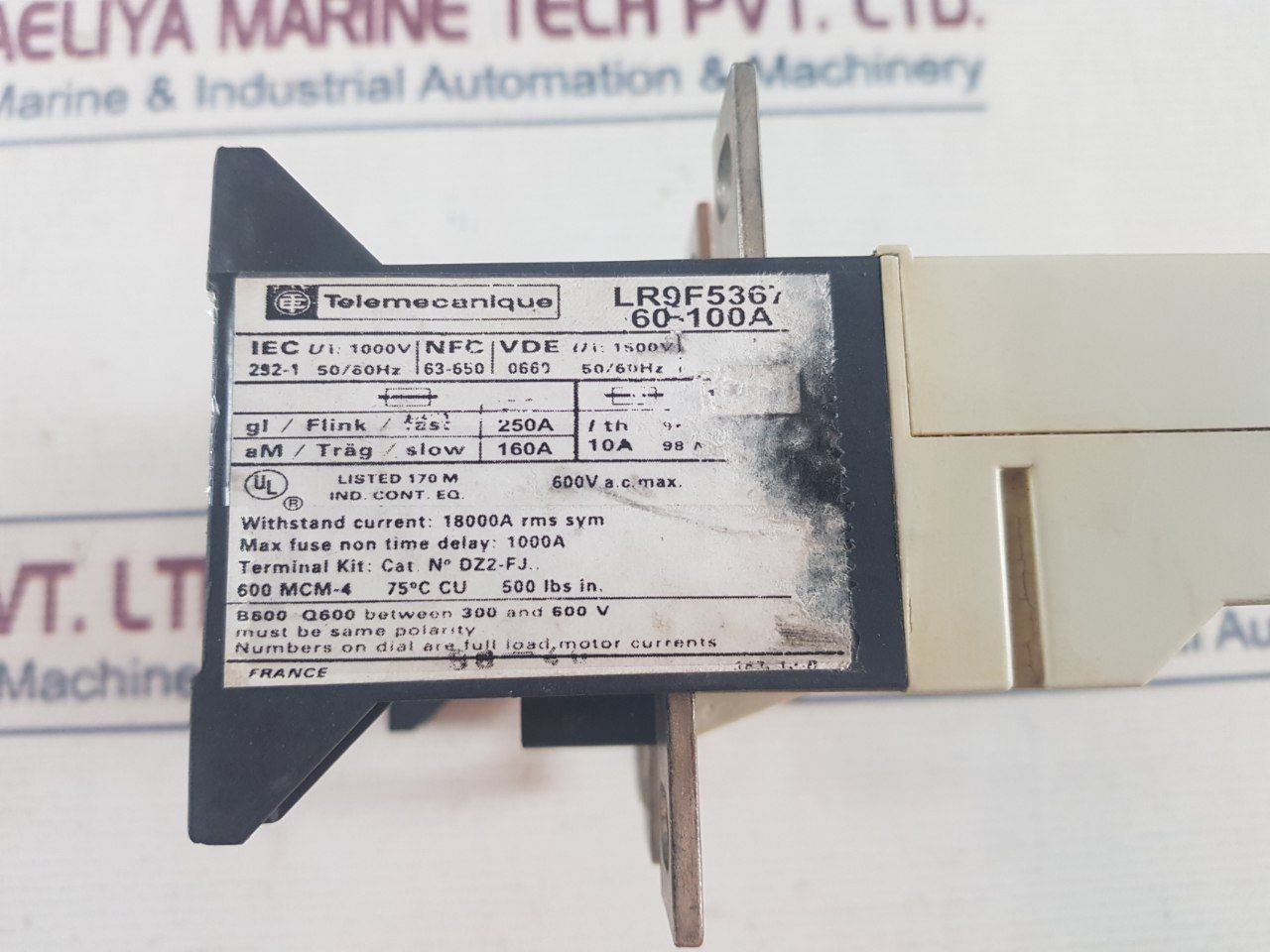 Telemecanique Lr9F5367 Electronic Motor Protection 