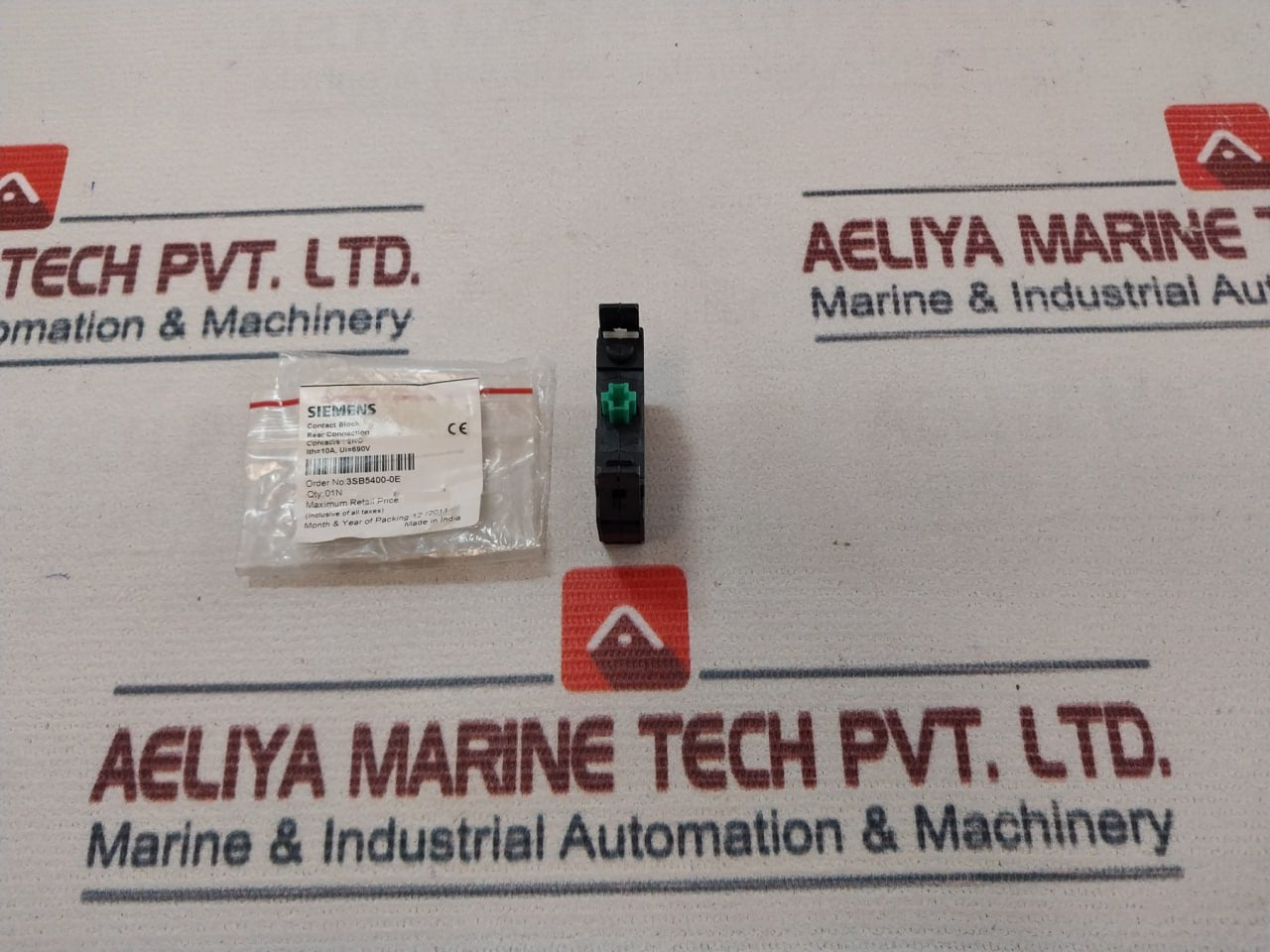 Siemens 3Sb5400-0E Contact Block 10A 690V~