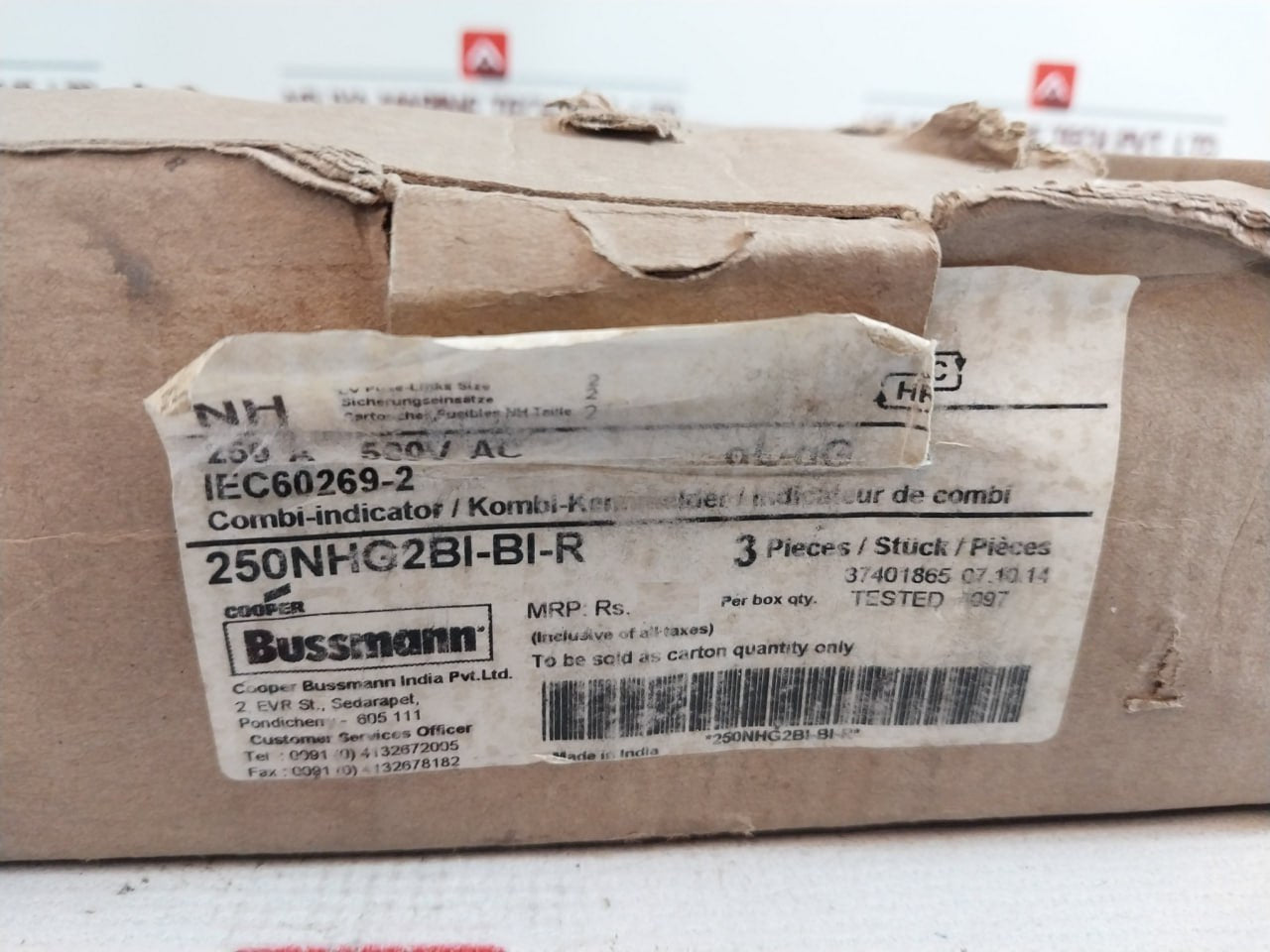 Cooper Bussmann 250Nhg2Bi Lv Fuse ~500V