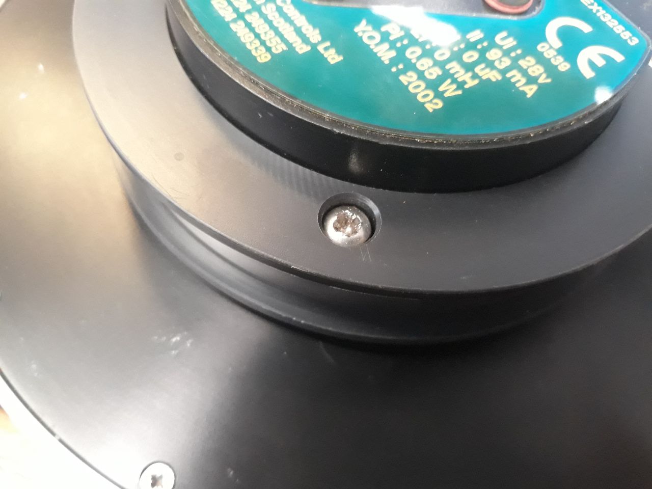 Electro-flow Controls M25X Analogue Gauge 28V