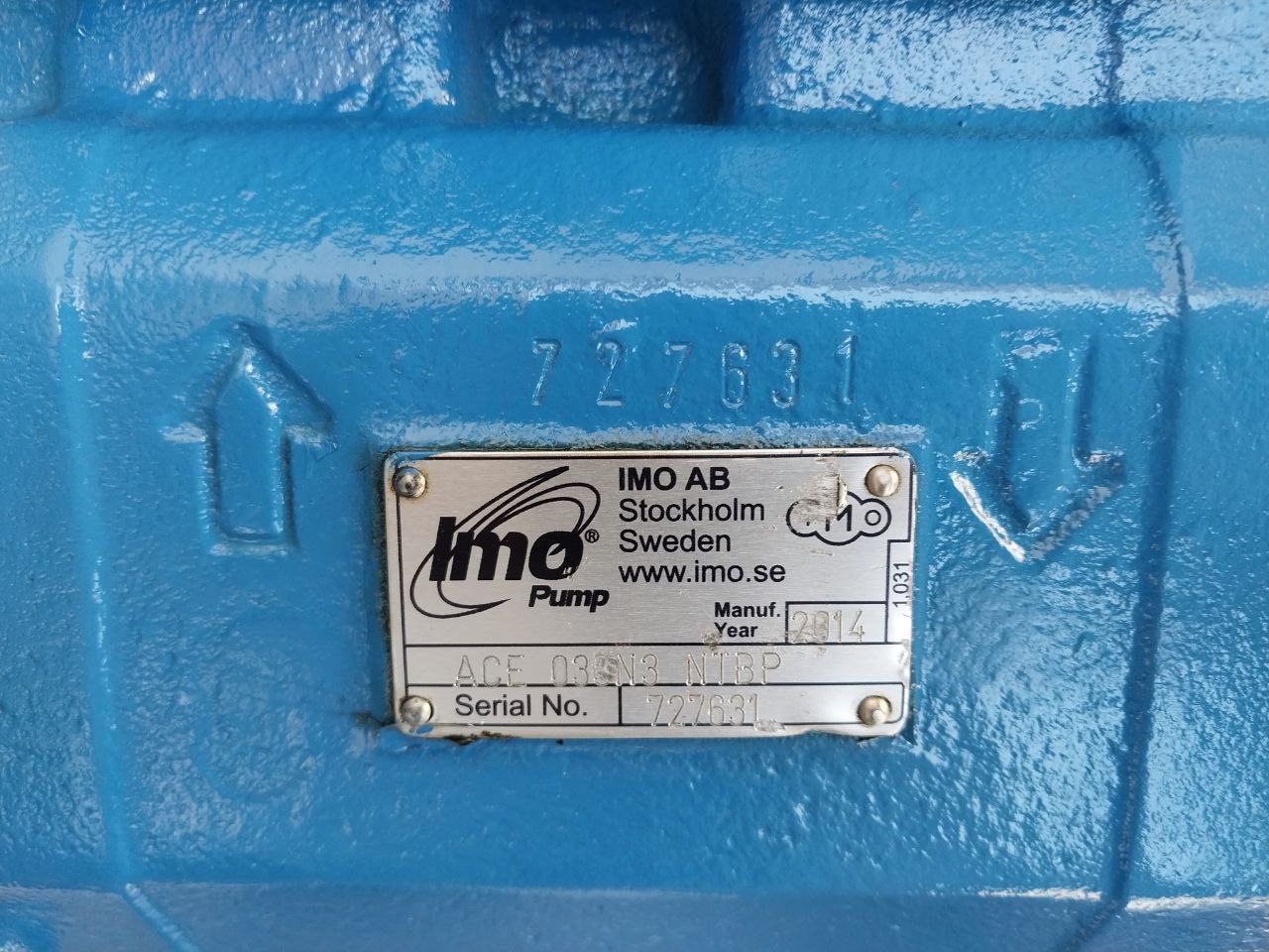 Imo Ace 038N3 Ntbp Pump