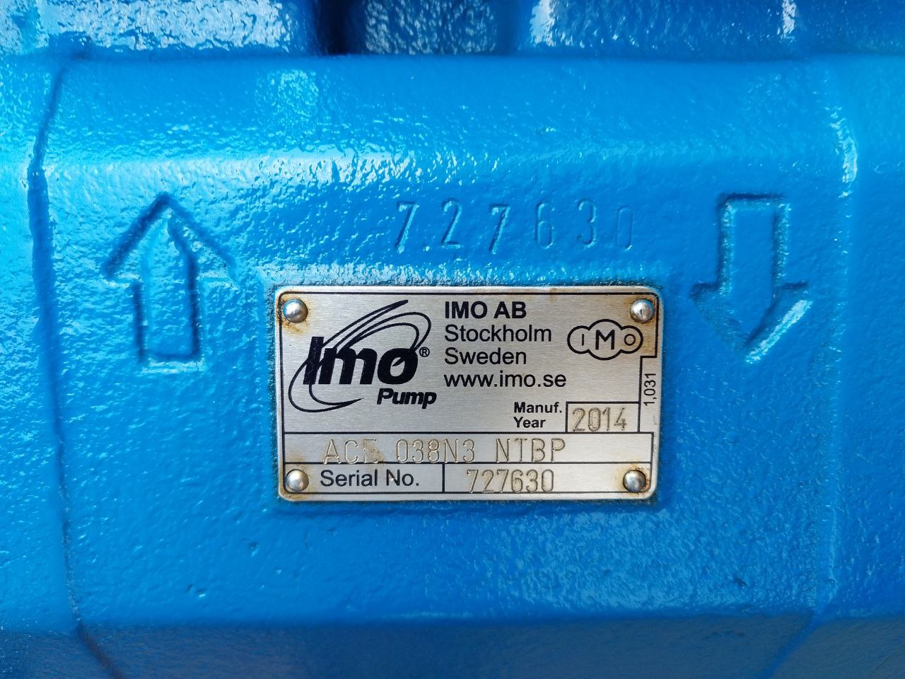 Imo Ace 038N3 Ntbp Pump