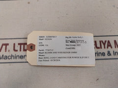Blohm And Voss 775673-2 Load Carrying For Power Slip Die C Ring