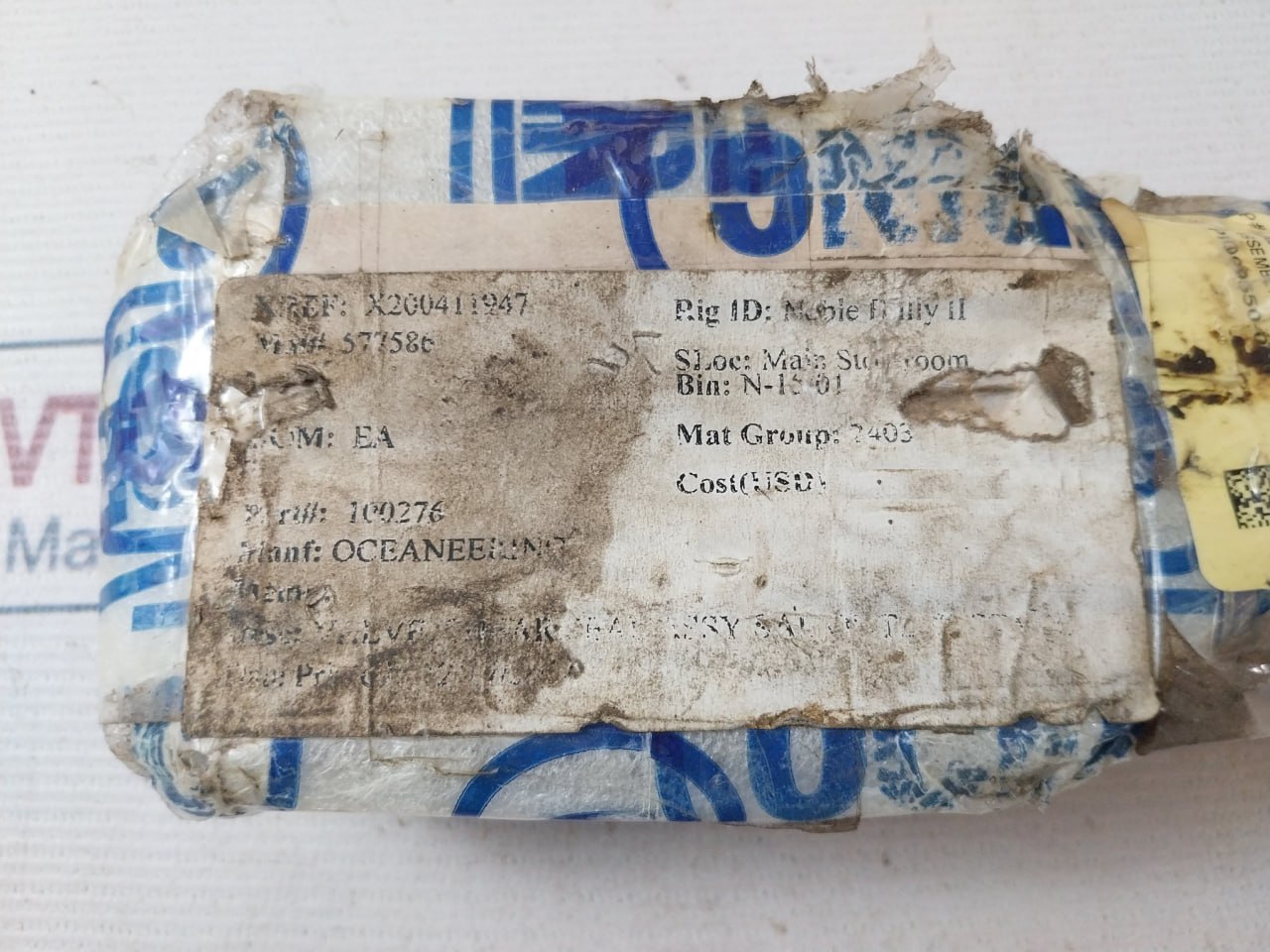 Oceaneering 100276 Bar Retainer Shear Seal Valve