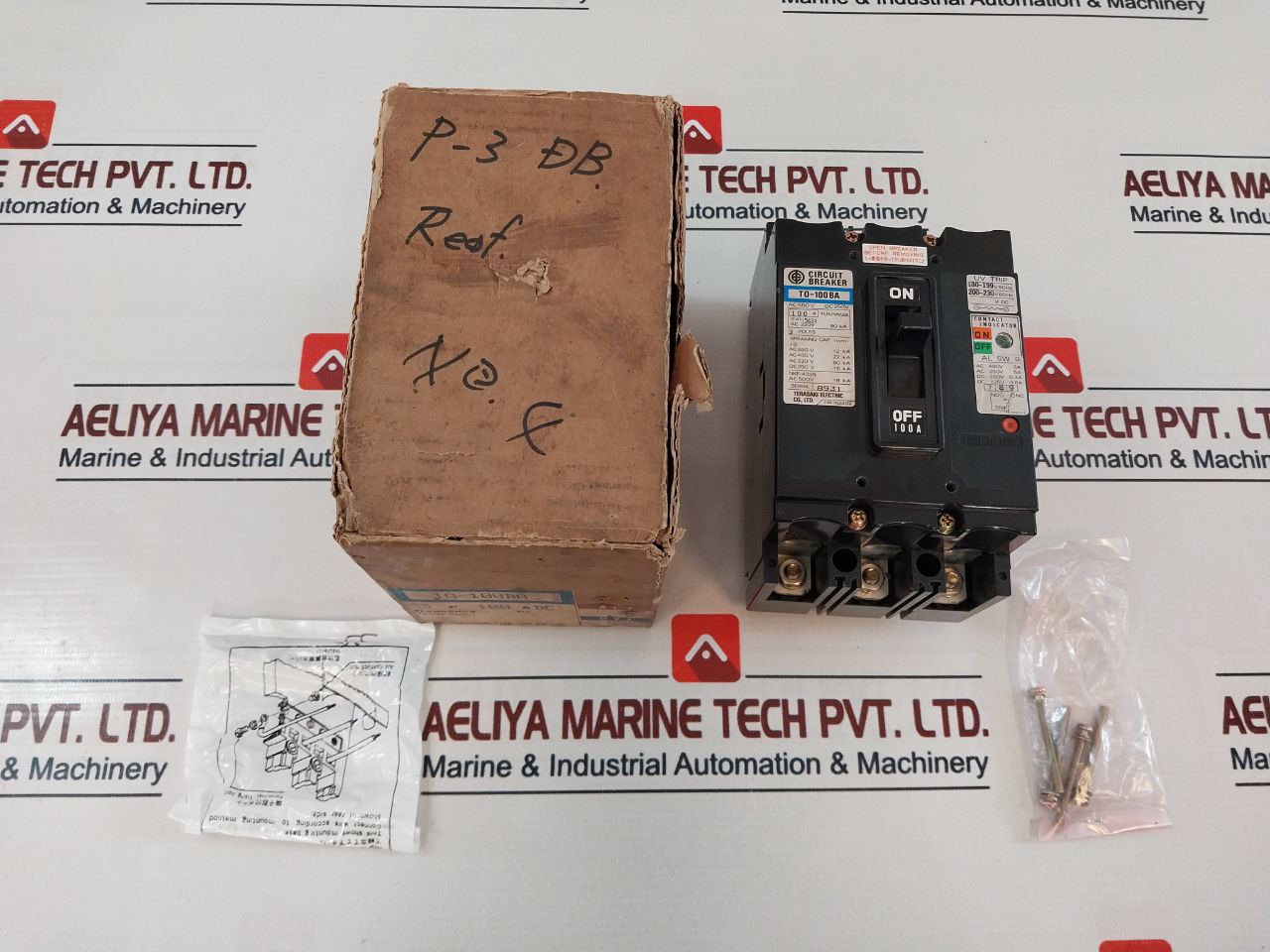 Terasaki T0-100Ba 3 Pole Circuit Breaker Ac220V