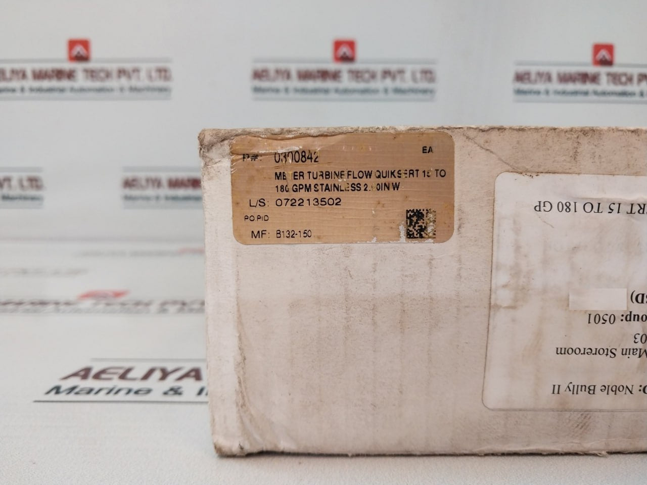 Oceaneering 0300842 Meter Turbine Flow Quiksert