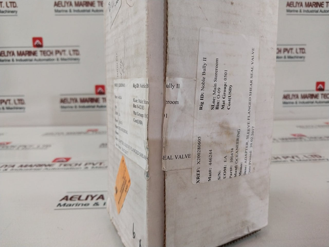 Oceaneering 100474 Adapter Sleeve Flanged Shear Seal Valve