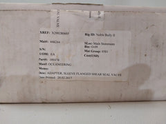 Oceaneering 100474 Adapter Sleeve Flanged Shear Seal Valve