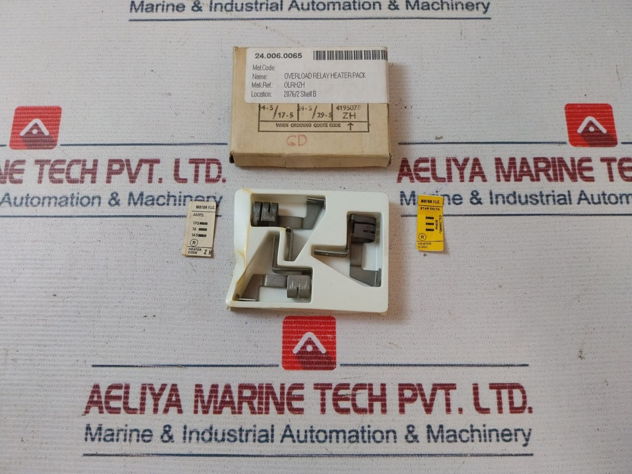 Lot Of 3X Allenwest Olrhzh Overload Relay Heater Pack 14.5/17.5 Amps