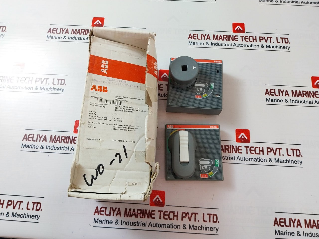 Abb 1Sda070447R1 Extended Rotary Handle Set Rhe’s T4-t5 R D 250 Mm Rod